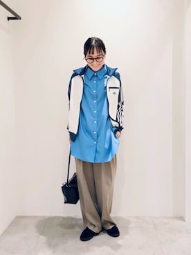 「KANEKO OPTICAL（カネコオプティカル）のアイテム」を使った、BEAUTY&YOUTH WOMENSさん（レディース・153cm）の秋コーディネート