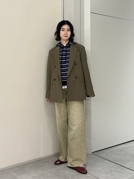 「アイテム（ニット/セーター、その他）」を使った、BEAUTY&YOUTH WOMENSさん（レディース・163cm）の秋コーディネート