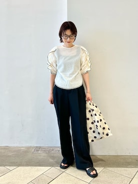 「BAGGU（バグー）のアイテム」を使った、BEAUTY&YOUTH WOMENSさん（レディース・158cm）の夏コーディネート