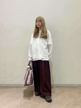 「BEAUTY&YOUTH UNITED ARROWS（ビューティーアンドユースユナイテッドアローズ）のアイテム（その他パンツ）」を使った、BEAUTY&YOUTH WOMENSさん（レディース・146cm）の夏コーディネート