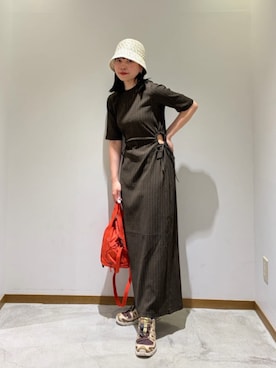 「AIGLE（エーグル）のアイテム」を使った、BEAUTY&YOUTH WOMENSさん（レディース・158cm）の夏コーディネート