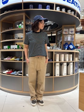 「NICE WEATHER（ナイスウェザー）のアイテム」を使った、BEAUTY&YOUTH WOMENSさん（レディース・163cm）の夏コーディネート