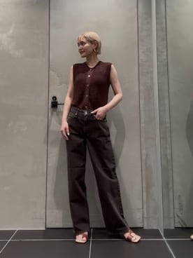 「upperhights（アッパーハイツ）のアイテム」を使った、BEAUTY&YOUTH WOMENSさん（レディース・157cm）の夏コーディネート