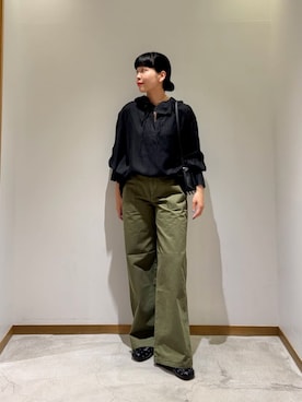 「YAHKI（ヤーキ）のアイテム」を使った、BEAUTY&YOUTH WOMENSさん（レディース・158cm）の夏コーディネート