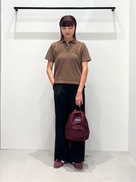 「BEAUTY&YOUTH UNITED ARROWS（ビューティーアンドユースユナイテッドアローズ）のアイテム（その他パンツ）」を使った、BEAUTY&YOUTH WOMENSさん（レディース・161cm）の夏コーディネート