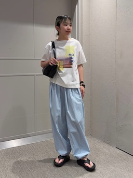 「mur（ミュール）のアイテム」を使った、BEAUTY&YOUTH WOMENSさん（レディース・158cm）の夏コーディネート