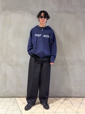 「KANEKO OPTICAL（カネコオプティカル）のアイテム」を使った、BEAUTY&YOUTH WOMENSさん（メンズ・167cm）の秋コーディネート