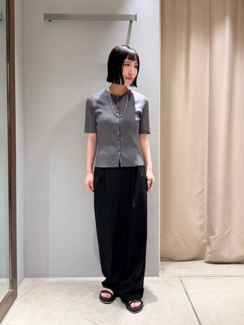 BEAUTY＆YOUTH UNITED ARROWS カーディガン 夏 半袖 スパンコール