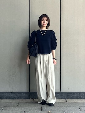 「BEAUTY&YOUTH UNITED ARROWS（ビューティーアンドユースユナイテッドアローズ）のアイテム（パンプス）」を使った、BEAUTY&YOUTH WOMENSさん（レディース・153cm）の夏コーディネート