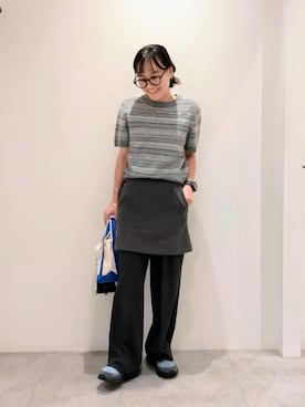 「LAPUIS（ラピュイ）のアイテム」を使った、BEAUTY&YOUTH WOMENSさん（レディース・153cm）の秋コーディネート