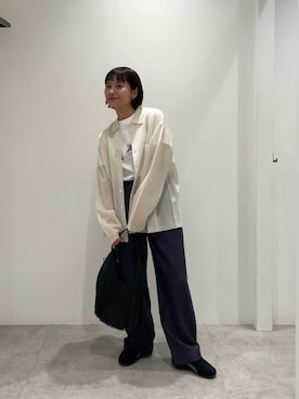 「BEAUTY&YOUTH UNITED ARROWS（ビューティーアンドユースユナイテッドアローズ）のアイテム（その他パンツ）」を使った、BEAUTY&YOUTH WOMENSさん（レディース・151cm）の夏コーディネート