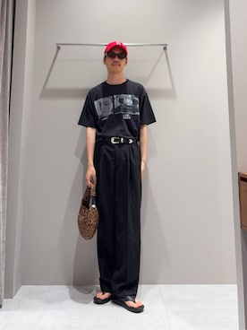 「TORY LEATHER（トリーレザー）のアイテム」を使った、BEAUTY&YOUTH WOMENSさん（メンズ・175cm）の夏コーディネート
