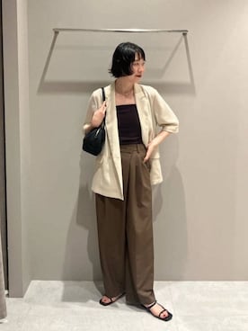 「LE VERNIS（ル・ベルニ）のアイテム」を使った、BEAUTY&YOUTH WOMENSさん（レディース・167cm）の夏コーディネート