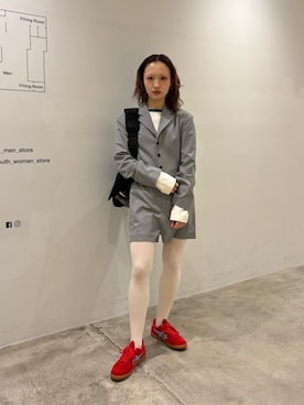 「BEAUTY&YOUTH UNITED ARROWS（ビューティーアンドユースユナイテッドアローズ）のアイテム（ショルダーバッグ）」を使った、BEAUTY&YOUTH WOMENSさん（レディース・158cm）の夏コーディネート