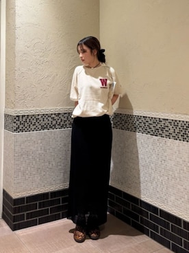「JAMIRAY（ジャミレイ）のアイテム」を使った、BEAUTY&YOUTH WOMENSさん（レディース・163cm）の夏コーディネート