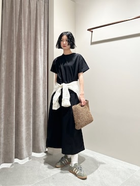 「BEAUTY&YOUTH UNITED ARROWS（ビューティーアンドユースユナイテッドアローズ）のアイテム（シャツ/ブラウス）」を使った、BEAUTY&YOUTH WOMENSさん（レディース・163cm）の夏コーディネート