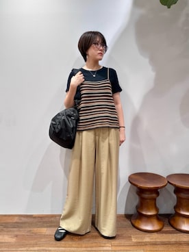 「NOMADIS（ノマディス）のアイテム」を使った、BEAUTY&YOUTH WOMENSさん（レディース・158cm）の夏コーディネート