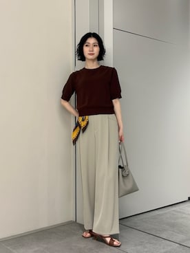 「BINDU（ビンドゥー）のアイテム」を使った、BEAUTY&YOUTH WOMENSさん（レディース・163cm）の夏コーディネート