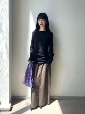 「BAGGU（バグー）のアイテム」を使った、BEAUTY&YOUTH WOMENSさん（レディース・156cm）の夏コーディネート