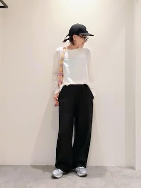 「LAPUIS（ラピュイ）のアイテム」を使った、BEAUTY&YOUTH WOMENSさん（レディース・153cm）の夏コーディネート