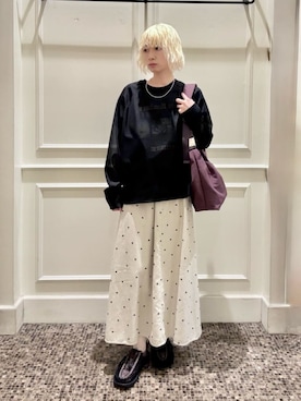 「BEAUTY&YOUTH UNITED ARROWS（ビューティーアンドユースユナイテッドアローズ）のアイテム（ショルダーバッグ）」を使った、BEAUTY&YOUTH WOMENSさん（レディース・161cm）の夏コーディネート