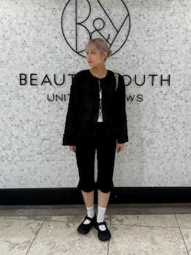 「BEAUTY&YOUTH UNITED ARROWS（ビューティーアンドユースユナイテッドアローズ）のアイテム（その他パンツ）」を使った、BEAUTY&YOUTH WOMENSさん（レディース・162cm）の夏コーディネート