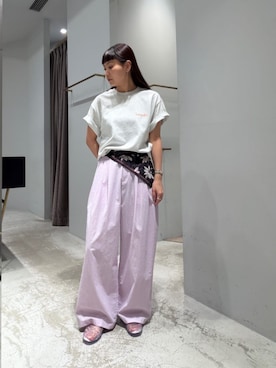 「melissa（メリッサ）のアイテム」を使った、BEAUTY&YOUTH WOMENSさん（レディース・156cm）の夏コーディネート