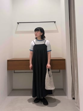 「BEAUTY&YOUTH UNITED ARROWS（ビューティーアンドユースユナイテッドアローズ）のアイテム（ショルダーバッグ）」を使った、BEAUTY&YOUTH WOMENSさん（レディース・155cm）の夏コーディネート
