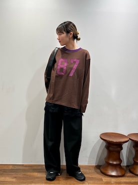 「AMERICANA（アメリカーナ）のアイテム」を使った、BEAUTY&YOUTH WOMENSさん（レディース・160cm）の秋コーディネート