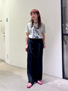 「melissa（メリッサ）のアイテム」を使った、BEAUTY&YOUTH WOMENSさん（レディース・155cm）の夏コーディネート
