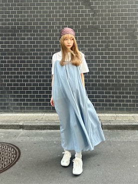「FILA（フィラ）のアイテム」を使った、BEAUTY&YOUTH WOMENSさん（レディース・146cm）の夏コーディネート