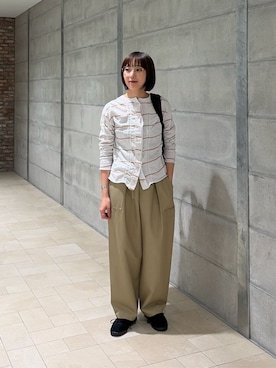 「THE NORTH FACE（ザノースフェイス）のアイテム（バックパック/リュック）」を使った、BEAUTY&YOUTH WOMENSさん（レディース・157cm）の秋コーディネート