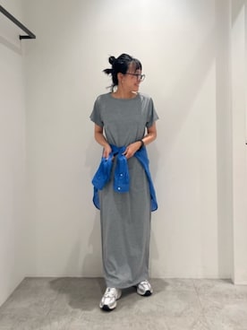 「LAPUIS（ラピュイ）のアイテム」を使った、BEAUTY&YOUTH WOMENSさん（レディース・153cm）の夏コーディネート