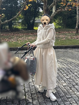 「アイテム（ワンピース）」を使った、ぺさん（レディース・161cm・20代）の秋コーディネート