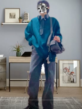 「アイテム（ヘッドフォン/イヤホン）」を使った、Gaiaさん（メンズ・150cm）の秋コーディネート