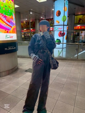 「アイテム（ビジネスシャツ）」を使った、Gaiaさん（メンズ・150cm）の秋コーディネート