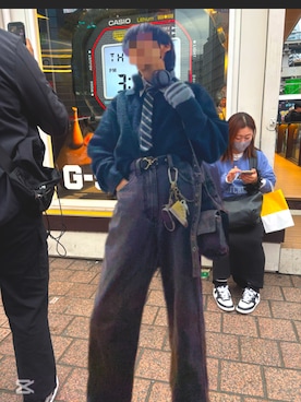 「アイテム（ヘッドフォン/イヤホン）」を使った、Gaiaさん（メンズ・150cm）の秋コーディネート