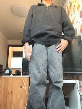 「アイテム（その他トップス）」を使った、Gaiaさん（メンズ・150cm）の冬コーディネート