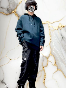 「アイテム（ファッション雑貨）」を使った、Gaiaさん（メンズ・150cm）の秋コーディネート