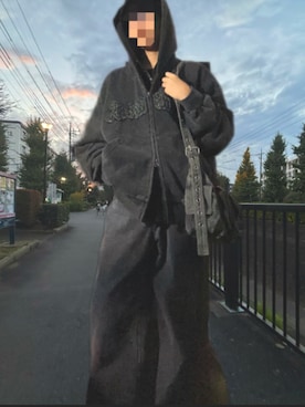 「アイテム（パーカー）」を使った、Gaiaさん（メンズ・150cm）の秋コーディネート