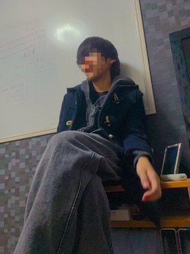 「アイテム（ダウンジャケット/コート）」を使った、Gaiaさん（メンズ・150cm）の秋コーディネート