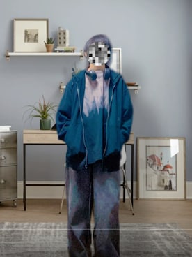 「アイテム（ヘッドフォン/イヤホン）」を使った、Gaiaさん（メンズ・150cm）の秋コーディネート