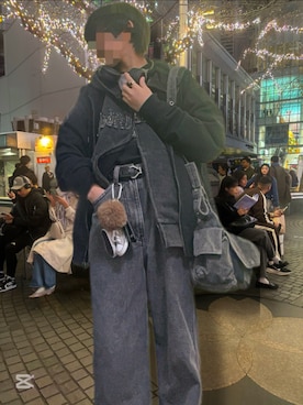 「アイテム（ヘッドフォン/イヤホン）」を使った、Gaiaさん（メンズ・150cm）の秋コーディネート