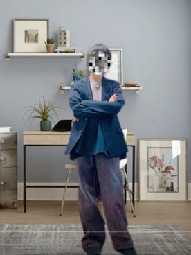 「アイテム（テーラードジャケット）」を使った、Gaiaさん（メンズ・150cm）の秋コーディネート