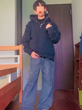 「アイテム（その他トップス）」を使った、Gaiaさん（メンズ・150cm）の冬コーディネート