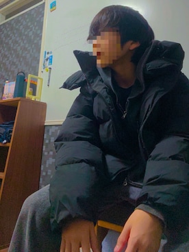 「アイテム（ダウンジャケット/コート）」を使った、Gaiaさん（メンズ・150cm）の秋コーディネート