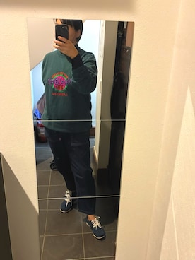 「アイテム（ピアス（両耳用））」を使った、issenyaさん（レディース・158cm）の秋コーディネート