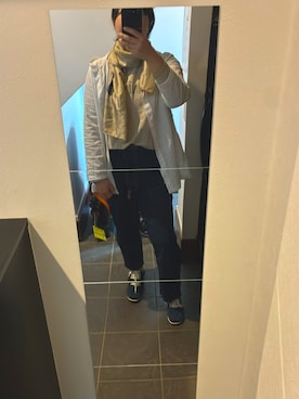 「アイテム（その他、ベージュ系）」を使った、issenyaさん（レディース・158cm）の秋コーディネート