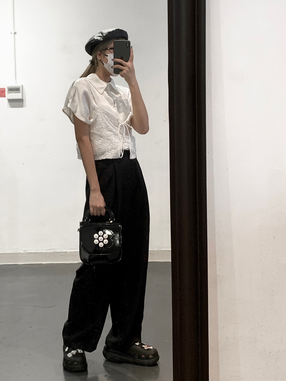 「大人カジュアル、休日スタイル、シンプル、きれいめカジュアル、オトナカジュアル、カジュアル、デニム、Tokyo bopper、GU、ZARA、シンプルコーデ、ootd、秋コーデ、スニーカー、プチプラ」｜「TOPSHOPのアイテム（ハンチング/ベレー帽、ブラック系）」を使った、naoki.lcsさん（レディース・162cm）の秋コーディネートの1枚目の写真