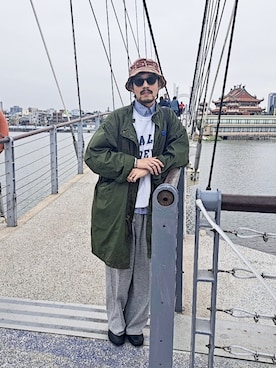 「saby（サバイ）のアイテム」を使った、JenningsTuさん（メンズ・173cm）の冬コーディネート
